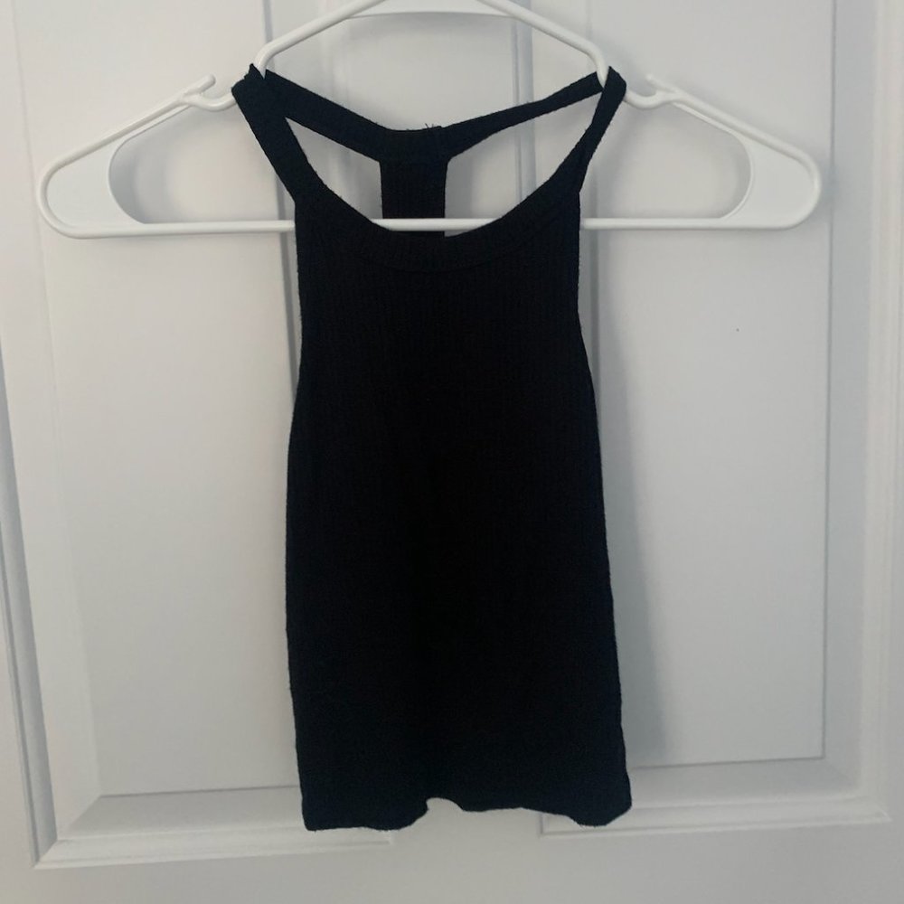 Basic Black Halter Tank